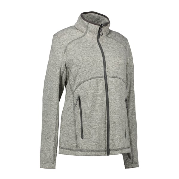 ID Kvinder/Damer Zip N Mix med fuld lynlås i meleret fleece