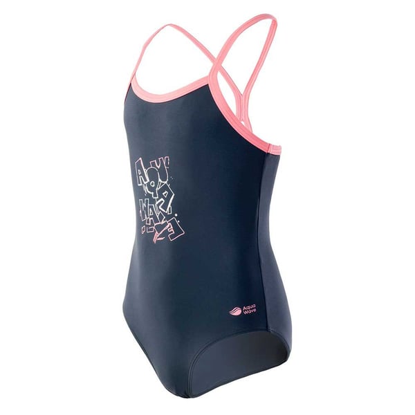 Aquawave Girls Velanti Logo One Piece Swimsuit
