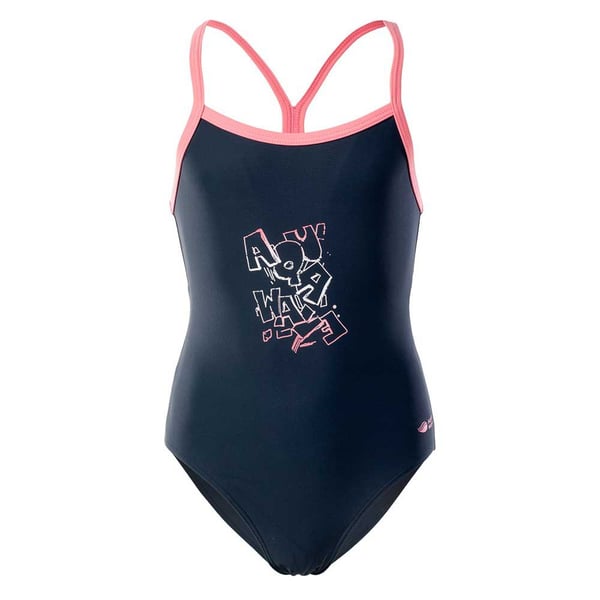 Aquawave Girls Velanti Logo One Piece Swimsuit