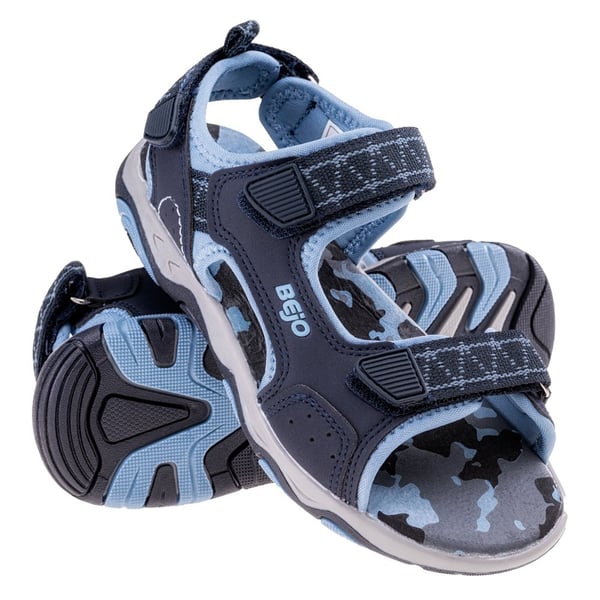 Bejo Childrens/Kids Alisi Moro Print Leather Sandals