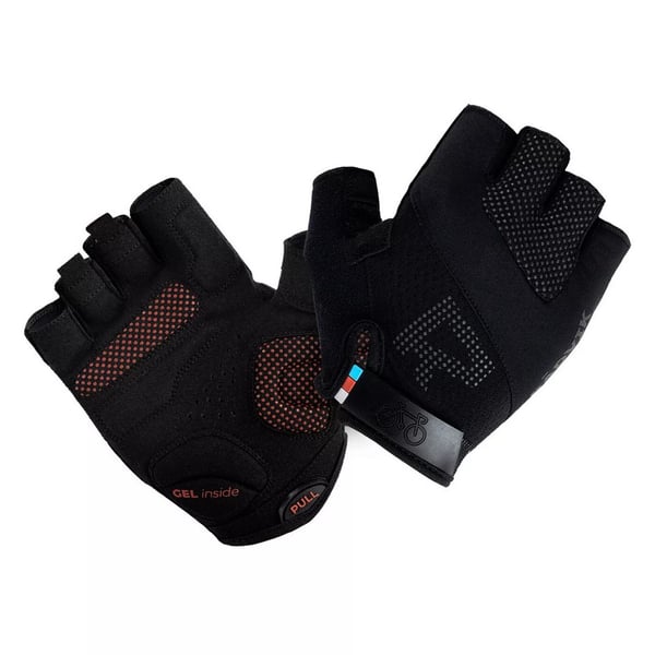 Radvik Mens Blast Logo Fingerless Gloves