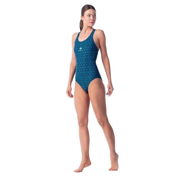 Aquawave Womens/Ladies Seaweed Hexagon One Piece Swimsuit