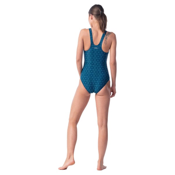 Aquawave Womens/Ladies Seaweed Hexagon One Piece Swimsuit