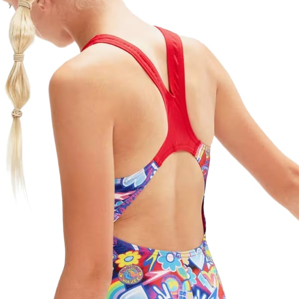 Speedo Girls Digital Splashback One Piece Swimsuit