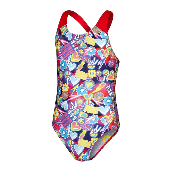 Speedo Girls Digital Splashback One Piece Swimsuit Speedo Girls Digital Splashback One Piece Swimsuit