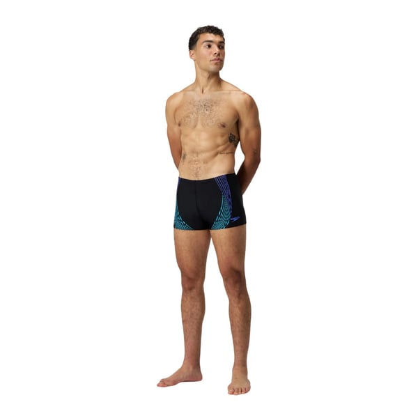 Speedo Mens Aquashort Dual Logo Swim Shorts