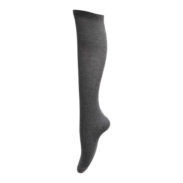 Childrens Girls Plain Knee High School Socks (Pack Of 3)