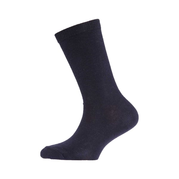 Childrens/Kids Plain Cotton Rich School Socks (Pack Of 3)