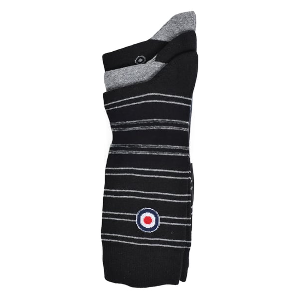 Lambretta Mens Target Socks (Pack of 3)