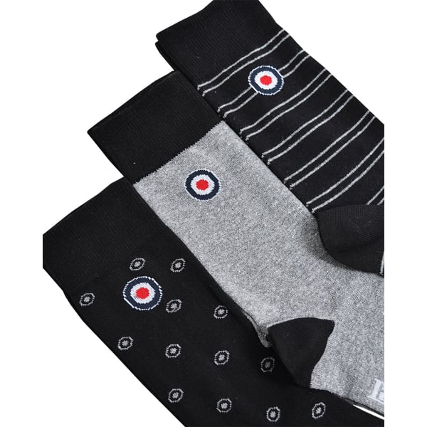 Lambretta Mens Target Socks (Pack of 3)