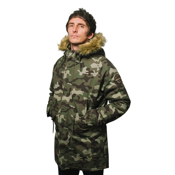 Lambretta Mens Camouflage Parka