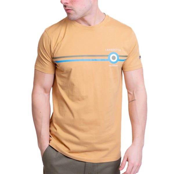 Lambretta Mens Classic SS24 Stripe T-Shirt