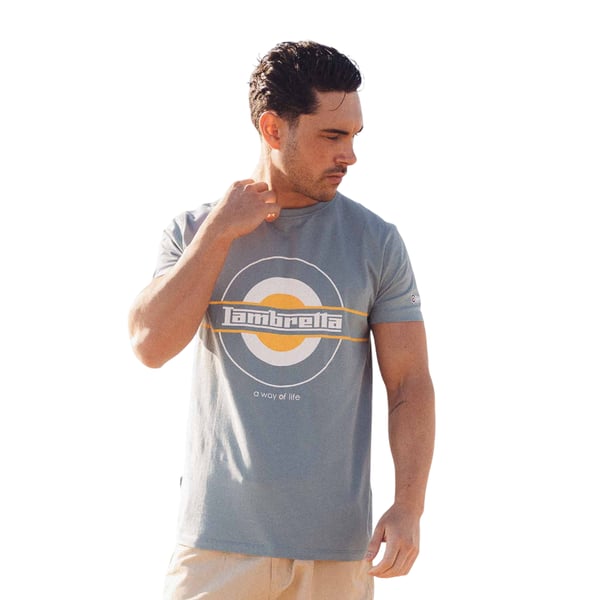 Lambretta Mens Neo SS25 Target T-Shirt