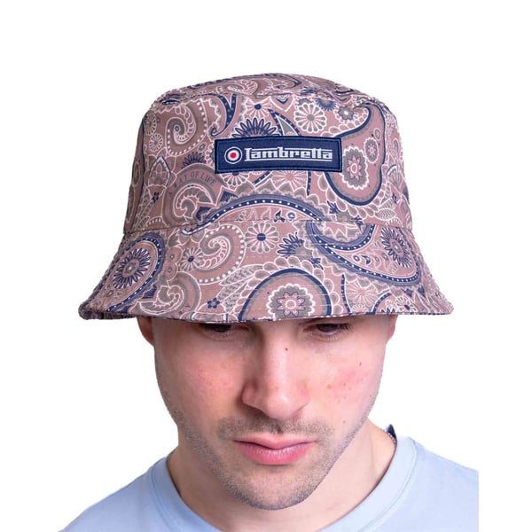 Lambretta Paisley Logo Bucket Hat