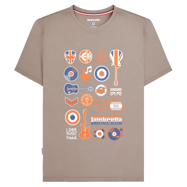 Lambretta Mens Music Icons T-Shirt