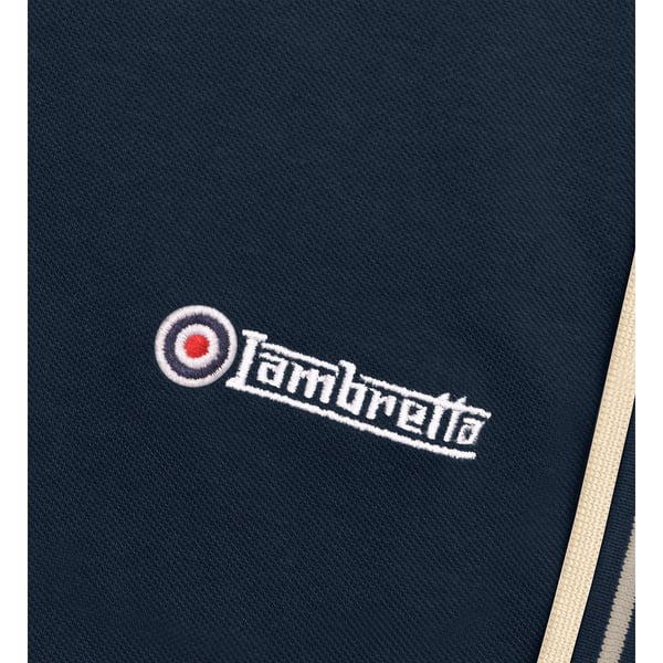 Lambretta Mens Twin Tip Big & Tall Polo Shirt