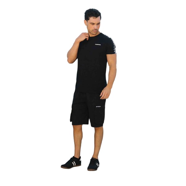 Lambretta Mens Two Tone Taped T-Shirt