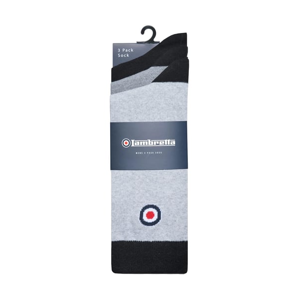Lambretta Mens Paisley Socks (Pack of 3)