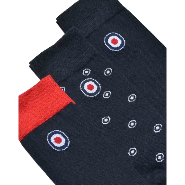 Lambretta Mens Paisley Socks (Pack of 3)