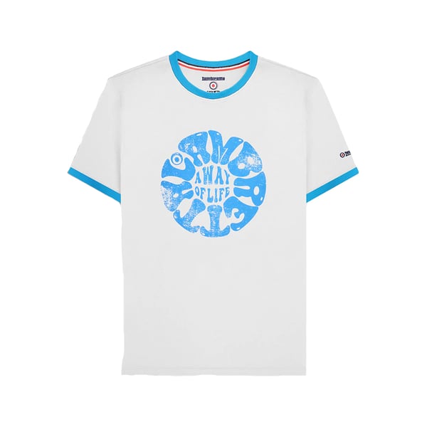 Lambretta Miesten SS24 Ringer Festival T-paita