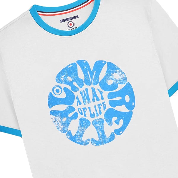 Lambretta Mens SS24 Ringer Festival T-Shirt