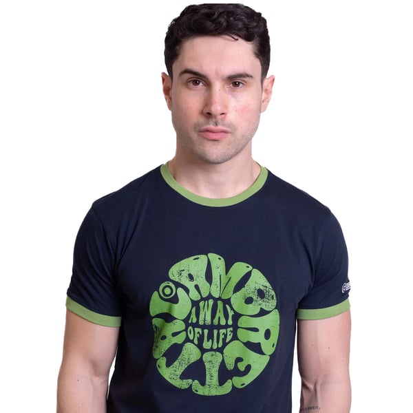 Lambretta Mens SS24 Ringer Festival T-Shirt