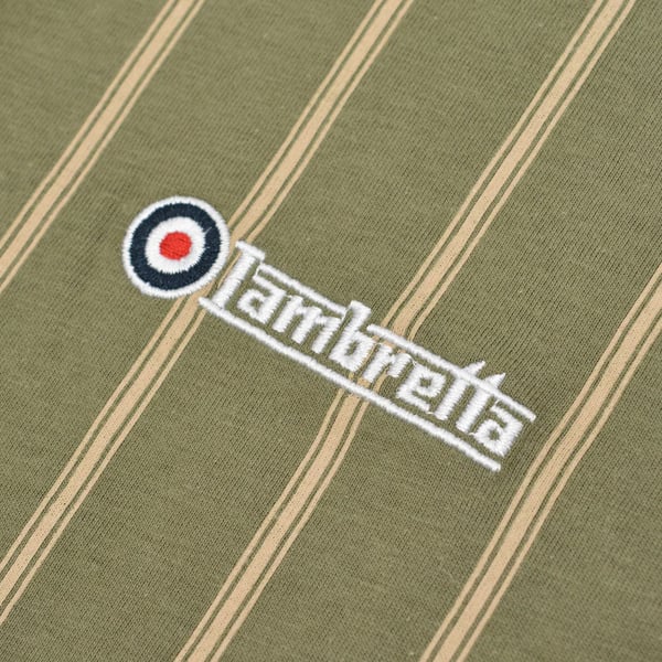 Lambretta miesten pinstripe-pikeepaita