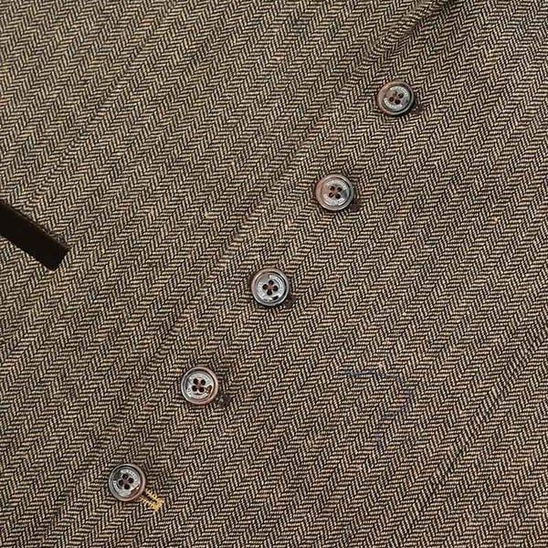 Lambretta Mens Morgan Herringbone Waistcoat