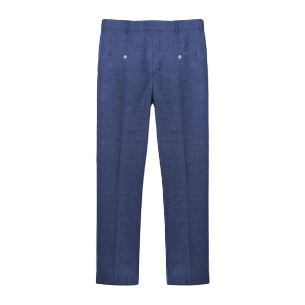 Lambretta Mens Spencer Checked Suit Trousers