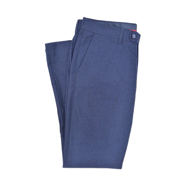Lambretta Mens Spencer Checked Suit Trousers