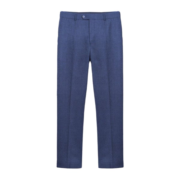 Lambretta Mens Spencer Checked Suit Trousers