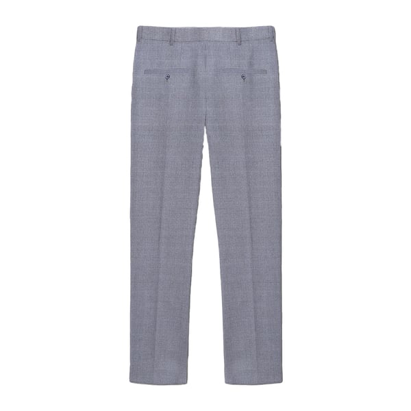 Lambretta Mens Dawson Checked Suit Trousers