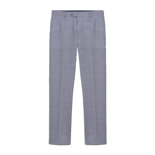Lambretta Mens Dawson Checked Suit Trousers