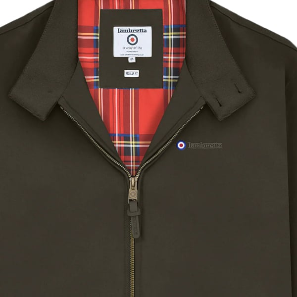 Lambretta Mens Shower Resistant Harrington Jacket