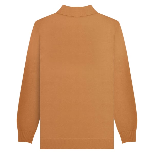 Lambretta Mens AW24 Vintage Panelled Long-Sleeved Polo Shirt