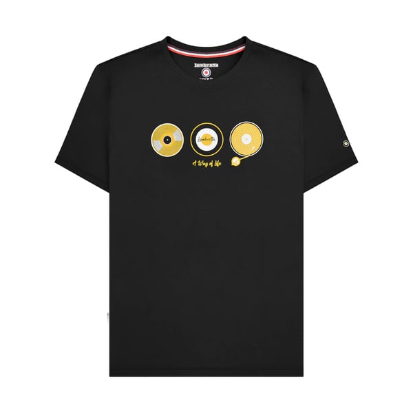 Lambretta Mens Vinyl Big & Tall T-Shirt