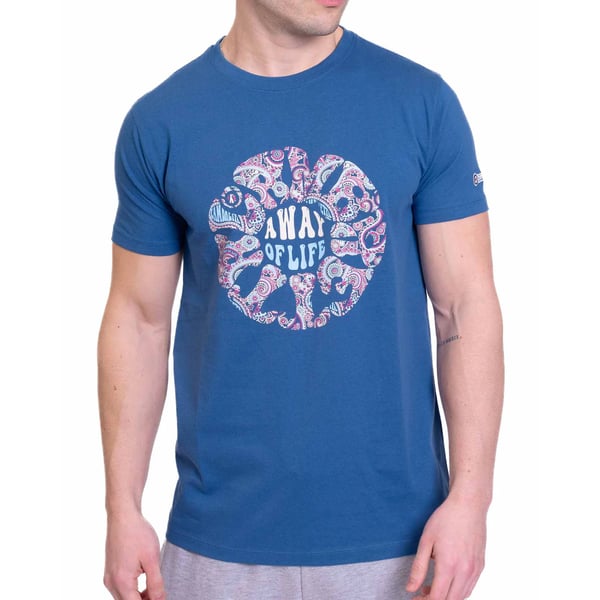 Lambretta Mens SS24 Paisley Roundel T-Shirt