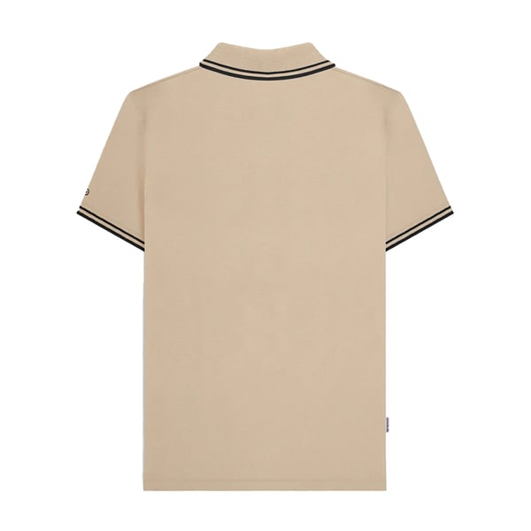 Lambretta Mens SS25 Two Tone Tipped Polo Shirt