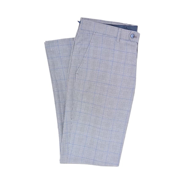 Lambretta Mens George Pow Check Suit Trousers