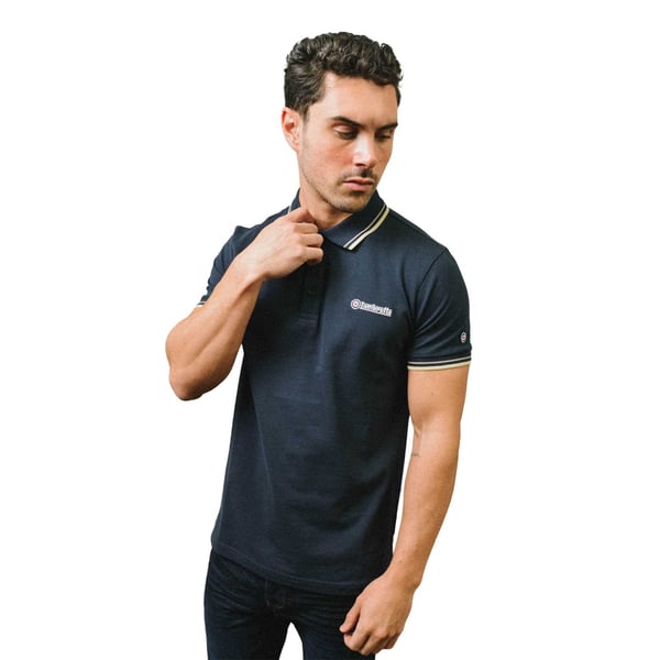 Lambretta Mens SS25 Twin Tip Polo Shirt