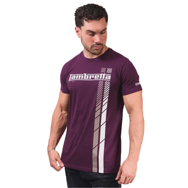 Lambretta Mens SS25 Racing Stripe T-Shirt