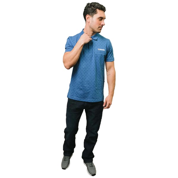 Lambretta Mens Premium AW24 Target Polo Shirt