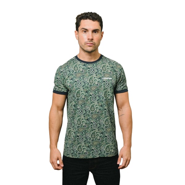 Lambretta Mens SS25 Paisley T-Shirt