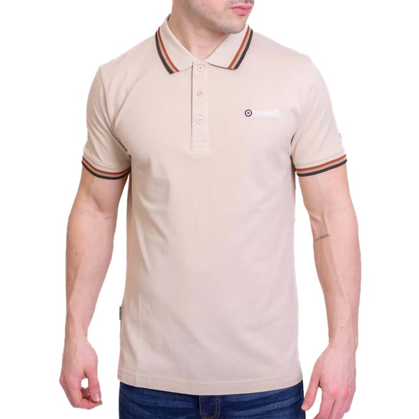 Lambretta Mens SS25 Triple Tipped Polo Shirt