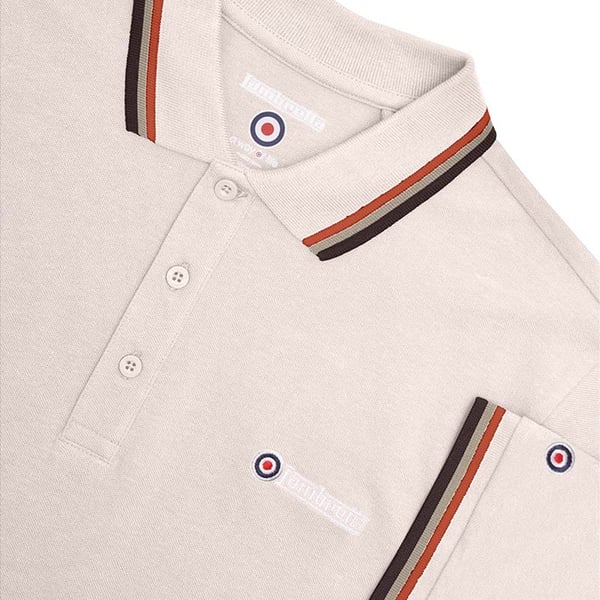 Lambretta Mens SS25 Triple Tipped Polo Shirt