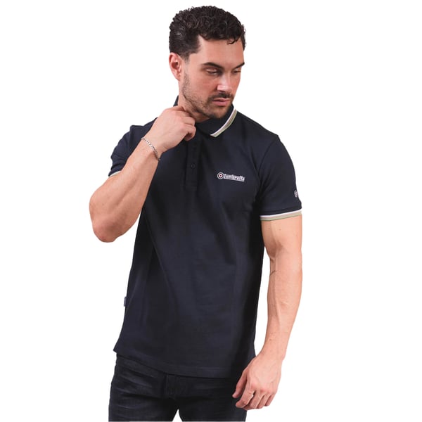 Lambretta Mens SS25 Triple Tipped Polo Shirt