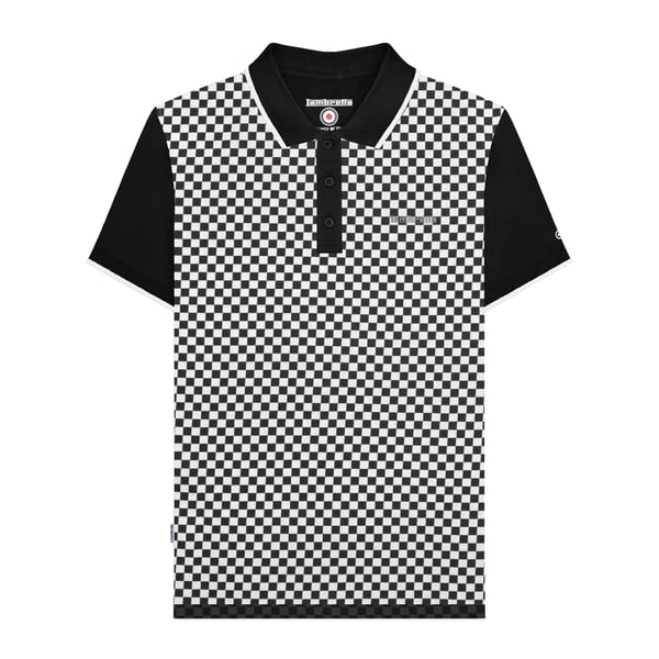 Lambretta Mens SS25 Two Tone Big & Tall Polo Shirt