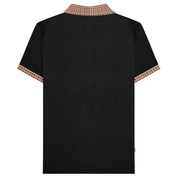 Lambretta Mens SS25 Gingham Polo Shirt