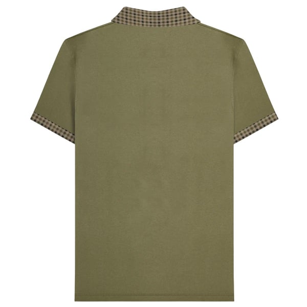 Lambretta Mens SS25 Gingham Polo Shirt