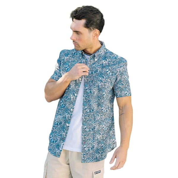 Lambretta Mens SS25 Paisley Shirt